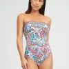 Nuria Ferrer Laia Bandeau Swimsuit Hot