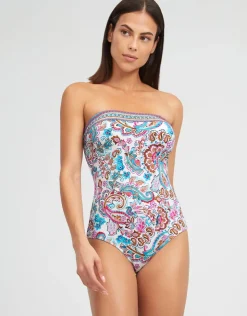Nuria Ferrer Laia Bandeau Swimsuit Hot