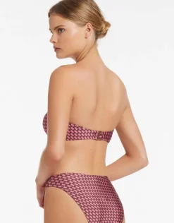 Jets Lalita Bandeau Bikini Top - Orchid Online