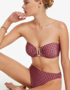 Jets Lalita Bandeau Bikini Top - Orchid Online