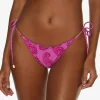 ViX Paula Hermanny Leela Ripple Tie Bikini Pant - Pink Discount