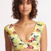 Seafolly Lemoncello Cap Sleeve Bikini Top - Lemoncello Outlet