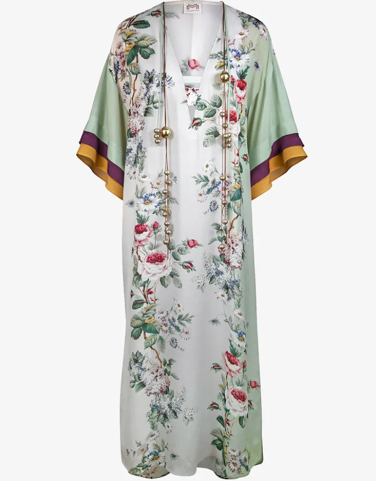 Maryan Mehlhorn Liaison Kaftan - Silver Rose Outlet