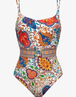 Maryan Mehlhorn Libertine Underwired Swimsuit - Vibrant White Fashion