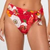 Nuria Ferrer Lilia Maxi Bikini Pant - Red Fashion