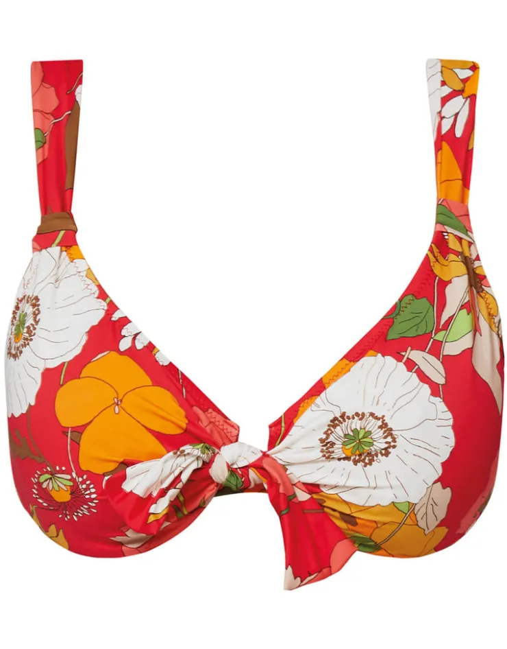 Nuria Ferrer Lilia Underwire Bikini Top - Red Discount