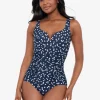 Miraclesuit Luminaire Cherie Swimsuit - Navy Spot Best