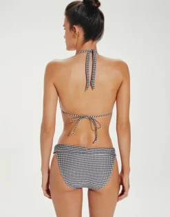 ViX Paula Hermanny Lupita Bia Tube Bikini Pant - Black Check Outlet