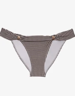 ViX Paula Hermanny Lupita Bia Tube Bikini Pant - Black Check Outlet