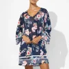 Lidea Lush Delight Tunic - Hibiscus Indigo Discount