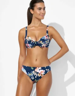 Lidea Lush Delight Underwired Bikini Top - Hibiscus Indigo Best