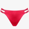 Watercult Macrame Love Double Strap Bikini Pant - Luscious Red Online