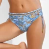 Maryan Mehlhorn Majorelle Adjustable Side Bikini Pant - Oriental Horizon Blue Clearance