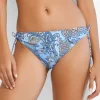 Maryan Mehlhorn Majorelle Loop Side Bikini Pant - Oriental Horizon Blue Clearance