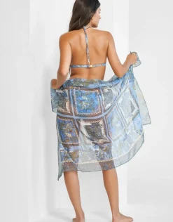 Maryan Mehlhorn Majorelle Pareo - Oriental Horizon Blue Hot