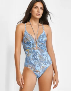 Maryan Mehlhorn Majorelle Swimsuit - Oriental Horizon Blue Outlet