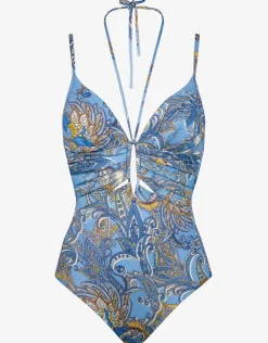 Maryan Mehlhorn Majorelle Swimsuit - Oriental Horizon Blue Outlet