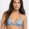 Maryan Mehlhorn Majorelle Triangle Bikini Top - Oriental Horizon Blue Fashion
