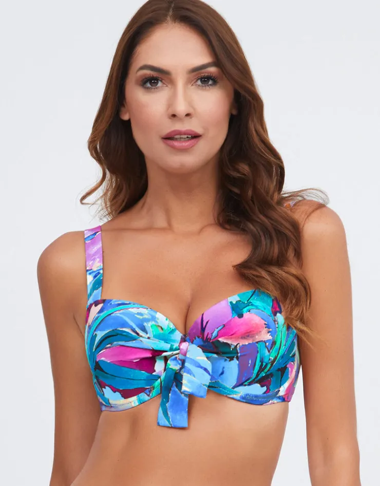 Nuria Ferrer Malena Balcony Bikini Top - Turquoise Online