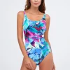Nuria Ferrer Malena High Front Swimsuit - Turquoise Sale