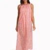 Paolita Malika Cotton Maxi Beach Dress - Print Fashion