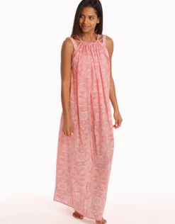 Paolita Malika Cotton Maxi Beach Dress - Print Fashion