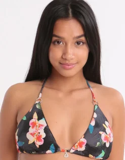 Banana Moon Mandalay Mino Tri Bikini Top - Black Outlet
