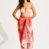 Seafolly Marbella Sarong - Flame Clearance