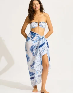 Seafolly Marbella Sarong - White Fashion