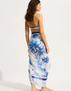 Seafolly Marbella Sarong - White Fashion