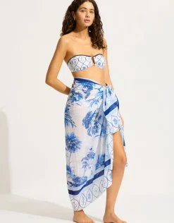 Seafolly Marbella Sarong - White Fashion