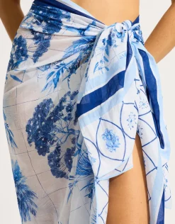 Seafolly Marbella Sarong - White Fashion
