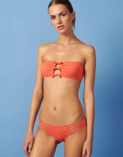 Paolita Marijani Nayla Multi Strap Bikini Bottom - Coral Outlet