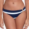 Lauren Ralph Lauren Mariner Stripe Ring Hipster Bikini Pant - Navy and White Hot