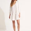 Seafolly Market Tier Dress - White Outlet