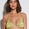 Tessy Martinica Triangle Bikini Top - Yellow Discount