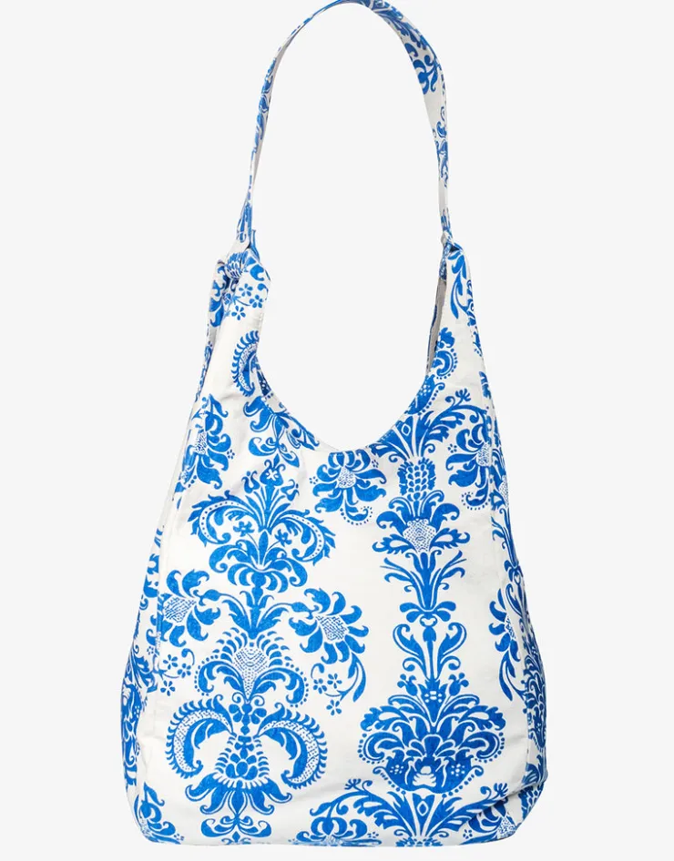 Iconique Maya Paisley Beach Bag - Multi Blue Clearance