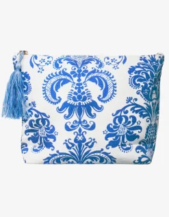 Iconique Maya Paisley Clutch Bag - Multi Blue Clearance