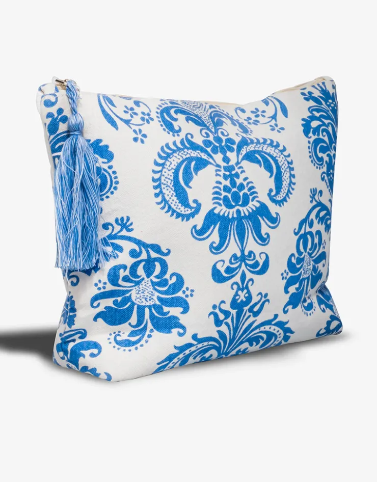 Iconique Maya Paisley Clutch Bag - Multi Blue Clearance