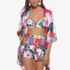 Roidal Melania Shorts - Floral Multi Hot