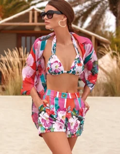 Roidal Melania Shorts - Floral Multi Hot