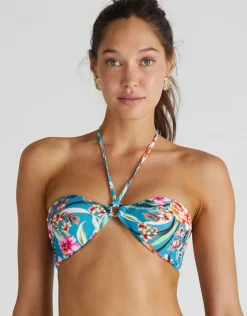 Heaven Melody Hallie Bandeau Bikini Top - Multi New