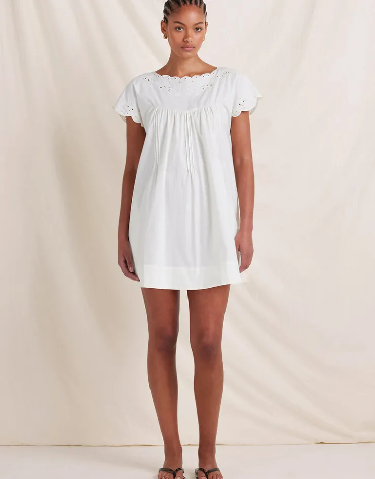 Peony Memoir Mini Dress - White Hot