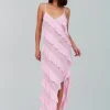 Pitusa Mermaid Ruffle Dress - Light Pink New