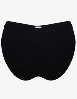 Maryan Mehlhorn Metrics Adjustable Leg Bikini Pant - Black White and Gold Hot