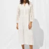 Watercult Midi Beach Dress - Optic White Best