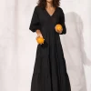 Watercult Midi Dress - Black Outlet