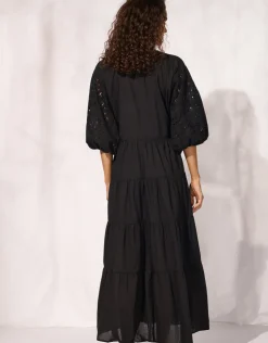 Watercult Midi Dress - Black Outlet