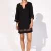 Maryan Mehlhorn Midi Tunic - Black Fashion