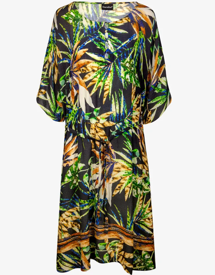 Charmline Midnight Sounds Midi Tunic - Ethno Jungle Discount